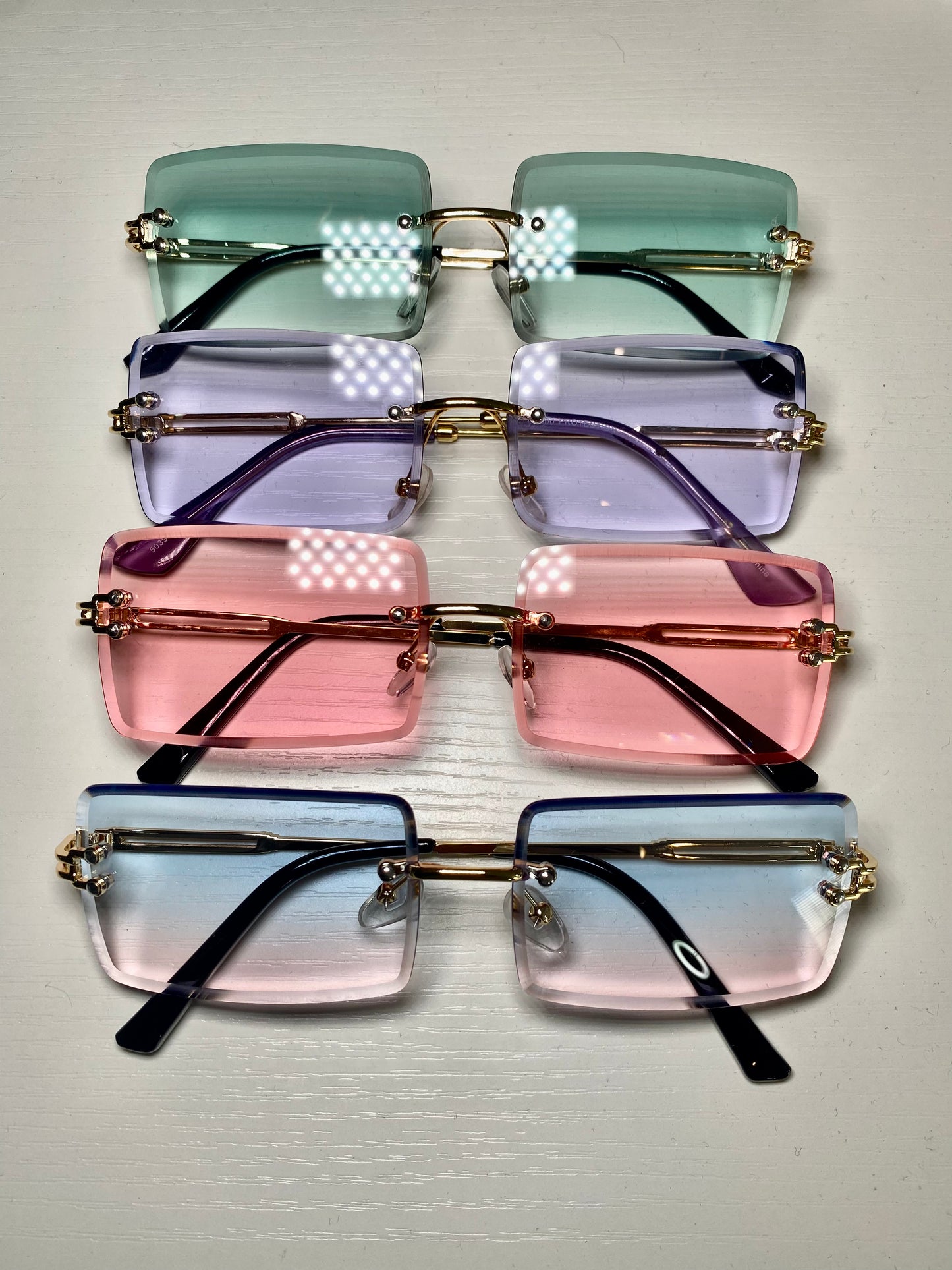 No Limit Rimless Sunglasses